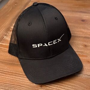 Brand New - SpaceX Black Trucker Flight Day Hat